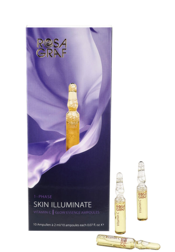 Ampule
Vitamin C
SKIN ILLUMINATE 1 
Zářivá pleť se silou přírody
pro přirozenou svěžest a mladistvou jiskru!