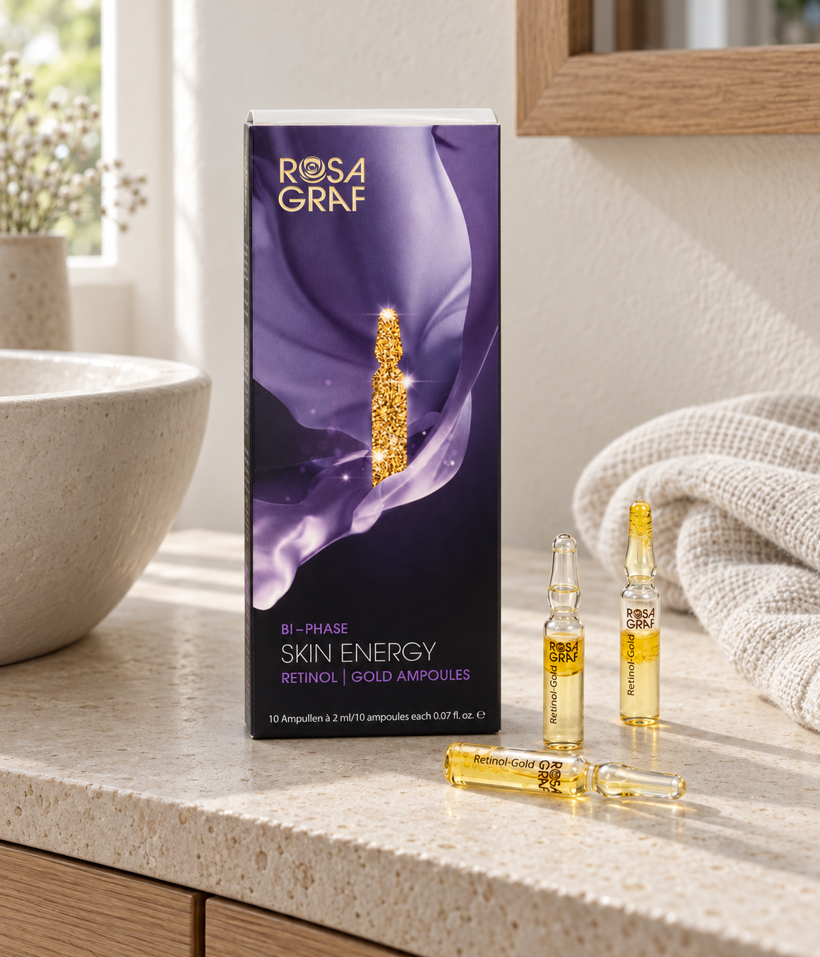 Skin Energy Retinol | Gold – dvoufázové ampule