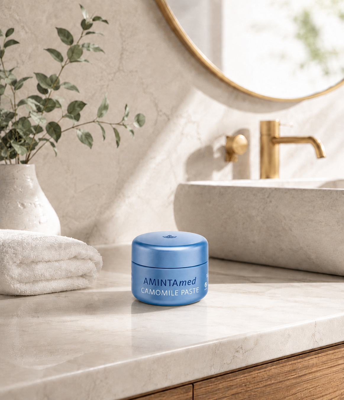 AMINTAmed Camomile Paste – netónovaná heřmánková pasta